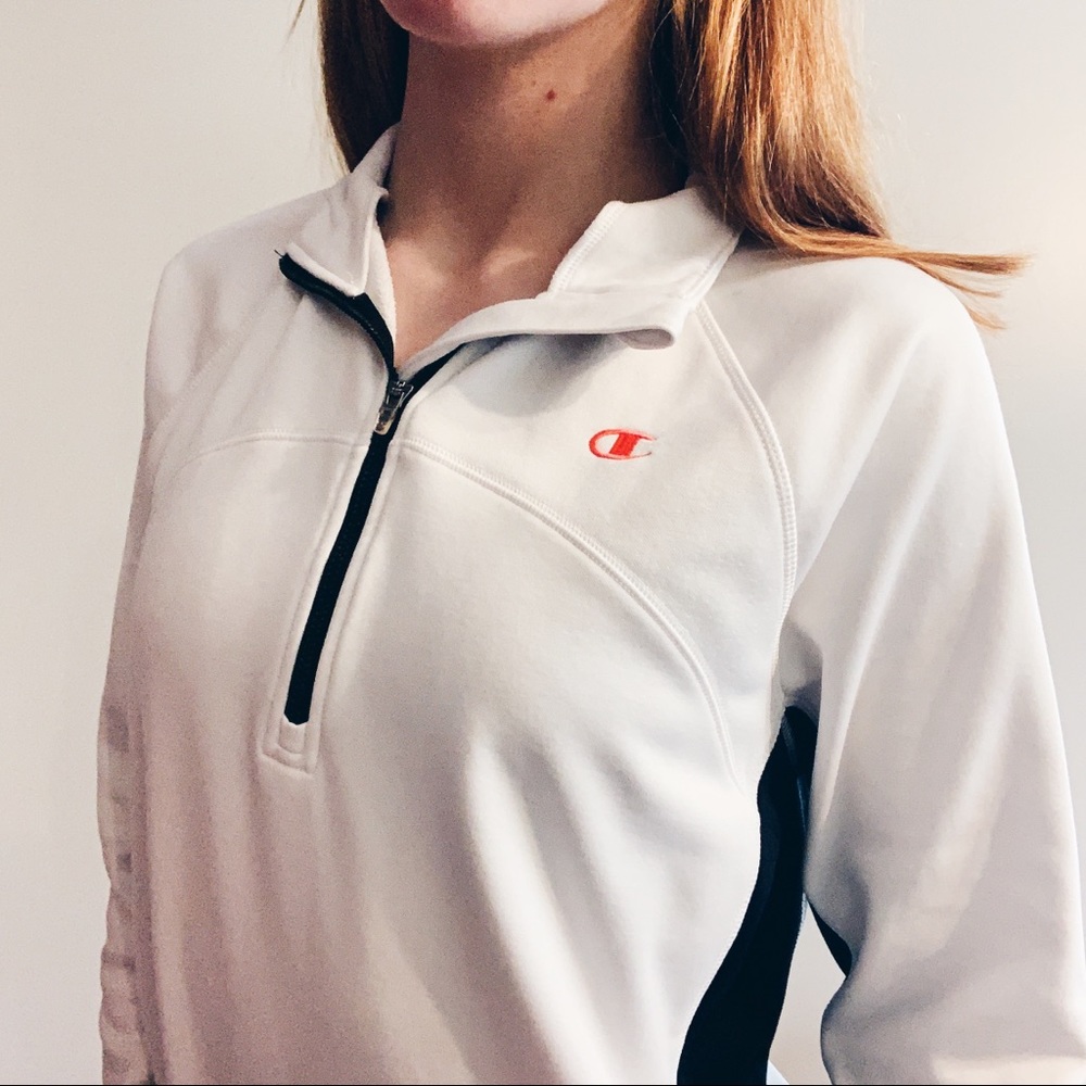 Champion quarter zip pull over